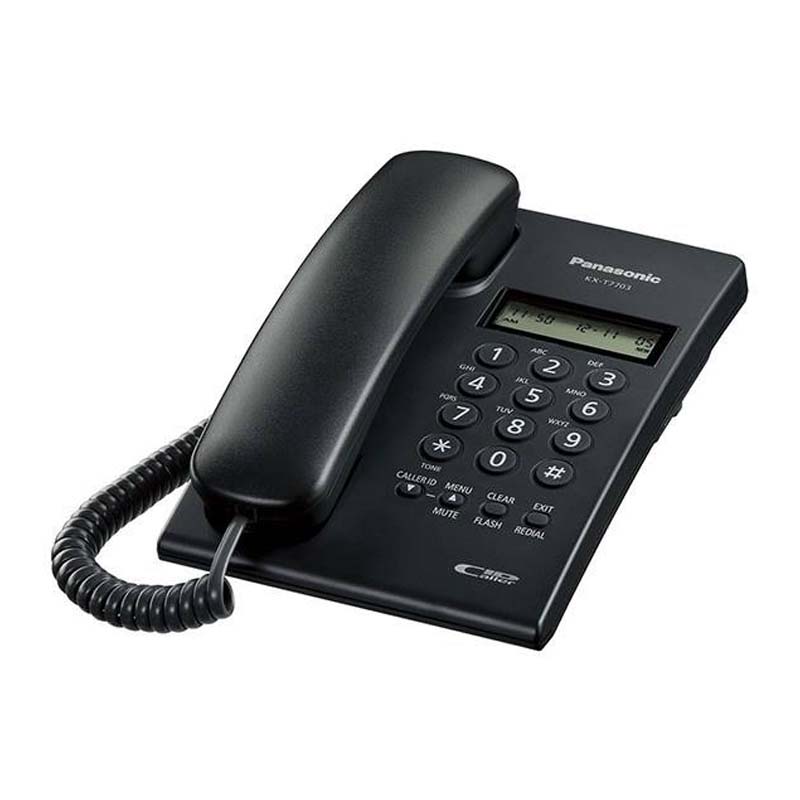 تلفن رومیزی بدون آیفون پاناسونیک مالزی مدل KX-T7703