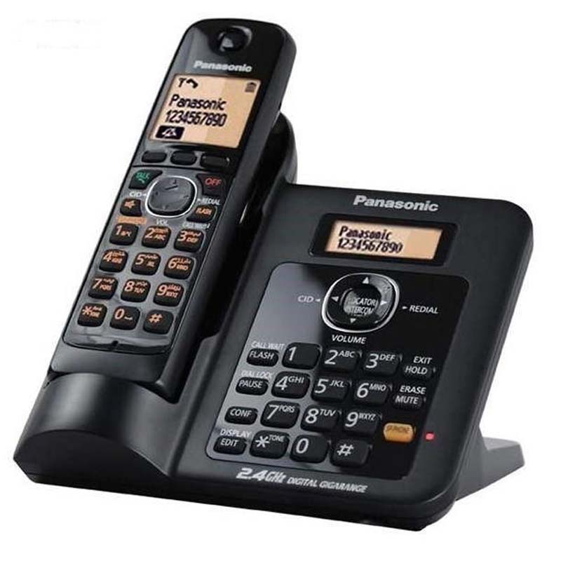 تلفن بیسیم به همراه شماره گیر روی پایه پاناسونیک ساخت مالزی مدل KX-TG3811