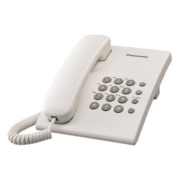 تلفن رومیزی پاناسونیک مدل KX-TS500MX | رنگ سفید