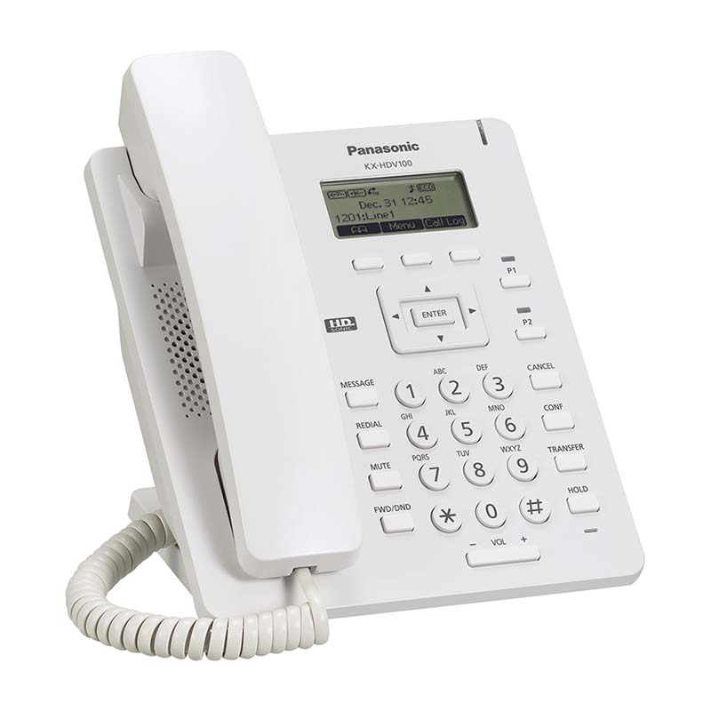 تلفن تحت شبکه پاناسونیک مدل Panasonic KX-HDV100 | آیی فون ویپ پاناسونیک IP Phone | دیجی پانا