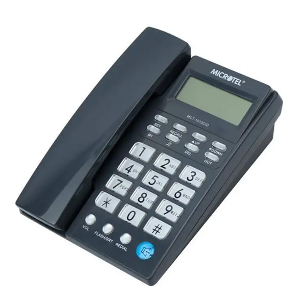 خرید ، مشخصات و قیمت تلفن رومیزی میکروتل مدل Microtel MCT-1510CID|فروشگاه اینترنتی دیجی پانا | 05132239200