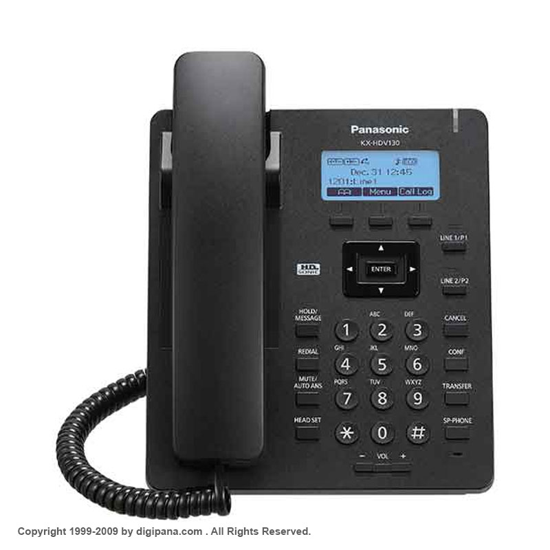 تلفن تحت شبکه پاناسونیک مدل KX-HDV130 به همراه یکسال گارانتی در دیجی پانا 05132239200