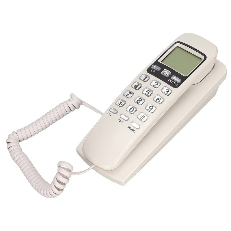 تلفن دیواری پاشافون مدل pashaphone KX-T777CID| مشکی | فروشگاه اینترنتی دیجی پانا | 05132239200