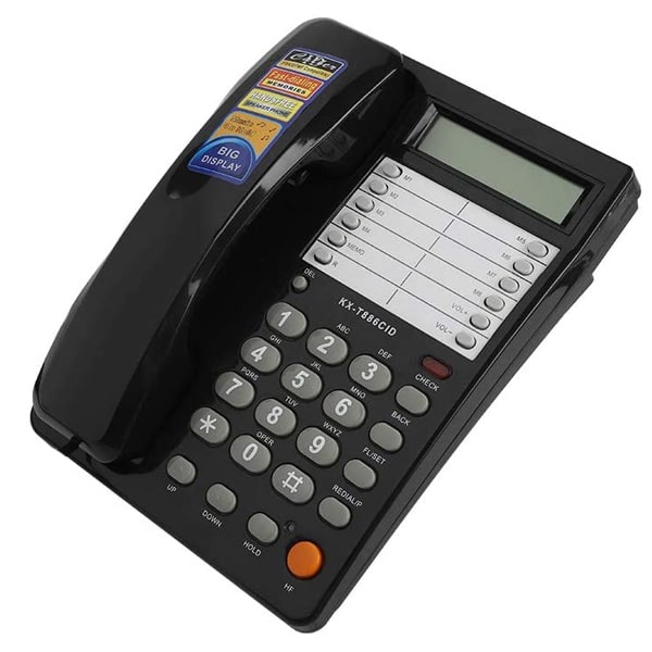 خرید ، مشخصات و قیمت تلفن رومیزی پاشافون مدل Pahshaphone KX-T886CID Landline Phone | فروشگاه اینترنتی دیجی پانا | 05132239200