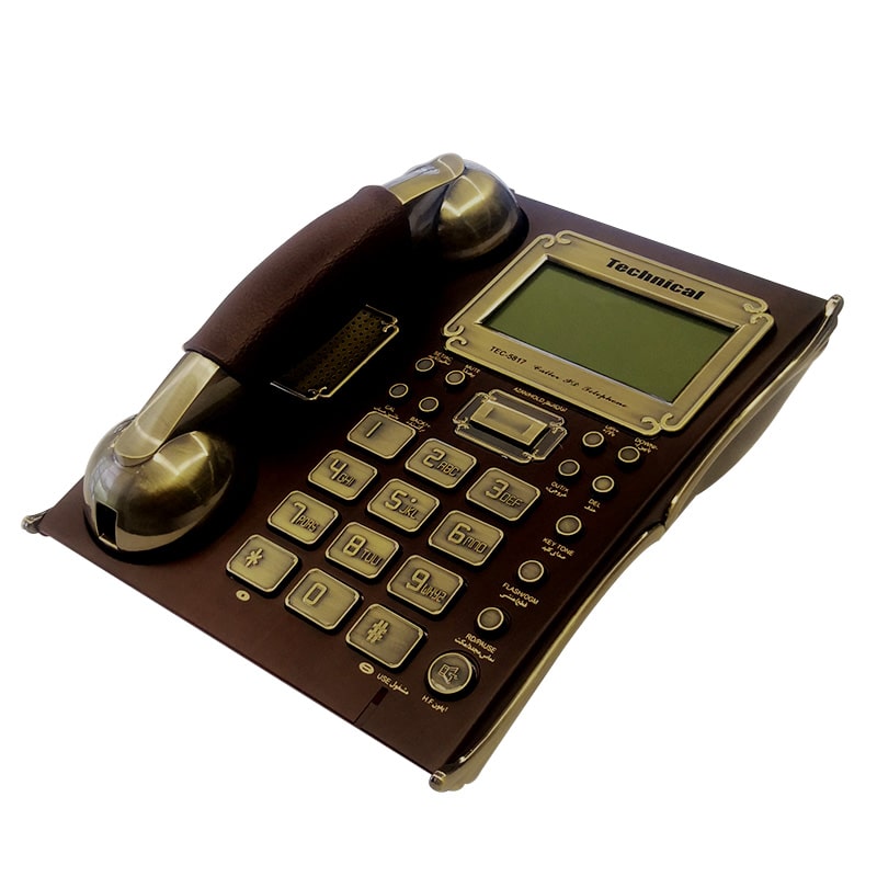تلفن سلطنتی رومیزی تکنیکال مدل TEC-5817 | فروشگاه اینترنتی دیجی پانا | 05132239200