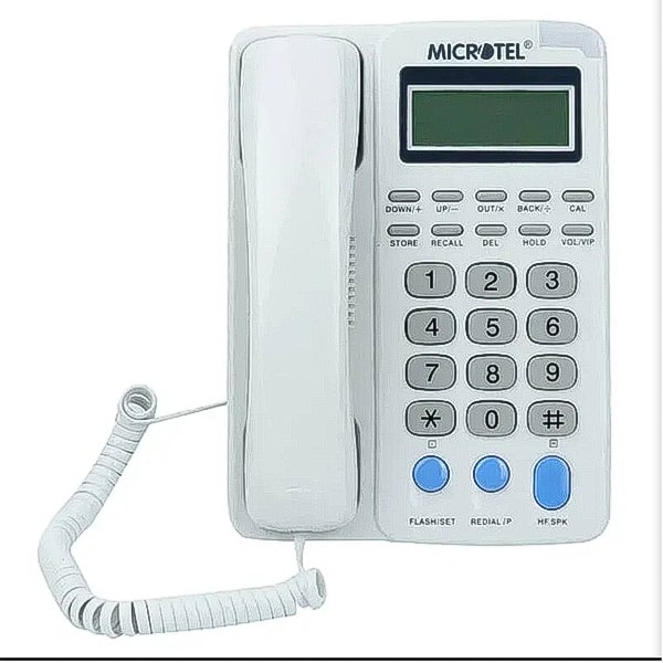 خرید ، مشخصات و قیمت تلفن رومیزی میکروتل مدل Microtel SP-F203CID Landline Phone | فروشگاه اینترنتی دیجی پانا | 05132239200