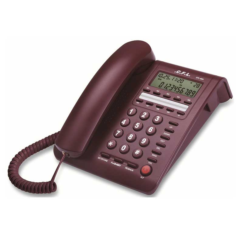 تلفن سی اف ال مدل CFL-624 | CFL CFL-624 Ladnline Phone | دارای گارانتی 12 ماهه سی اف ال | موسسه مخابراتی آسمان هشتم | نمایندگی رسمی پاناسونیک | فروشگاه اینترنتی دیجی پانا | 05132239200
