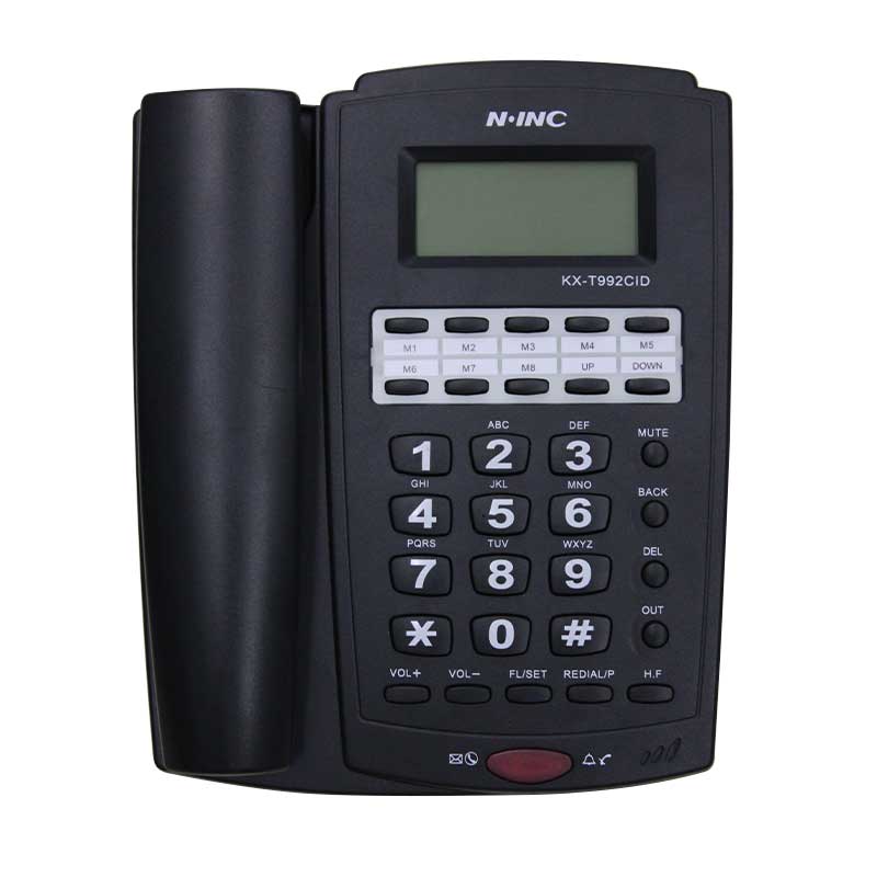 تلفن ان آی ان سی مدل KX-T992CID | N.INC KX-T992CID Landline Phone | دارای گارانتی اصالت و سلامت فیزیکی کالا | موسسه مخابراتی آسمان هشتم | نمایندگی رسمی پاناسونیک | فروشگاه اینترنتی دیجی پانا | 05132239200
