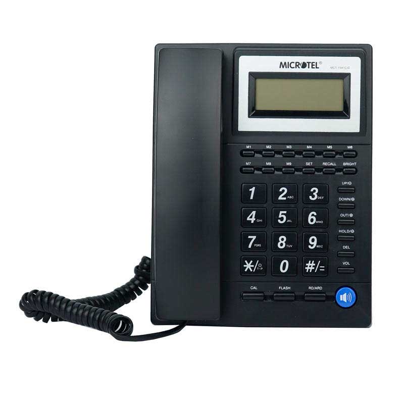 خرید ، مشخصات و قیمت تلفن رومیزی میکروتل مدل Microtel MCT-1541CID Landline Phone | موسسه مخابراتی آسمان هشتم | نمایندگی رسمی پاناسونیک | فروشگاه اینترنتی دیجی پانا | 05132239200