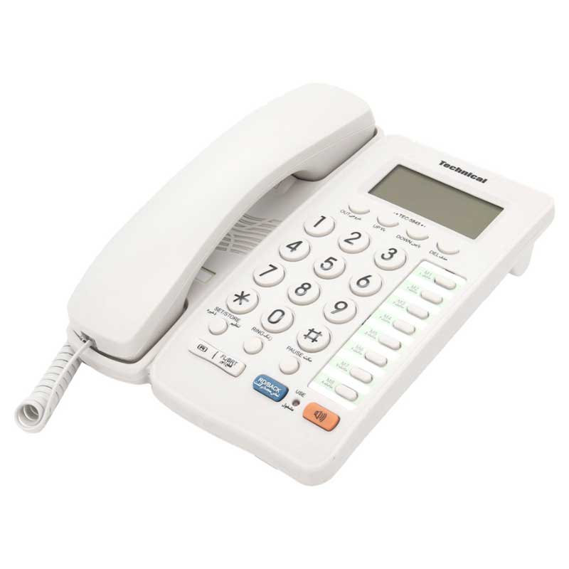تلفن تکنیکال مدل TEC-5845| Technical TEC-5845 Ladnline Phone | دارای گارانتی 12 ماهه تکنیکال | موسسه مخابراتی آسمان هشتم | نمایندگی رسمی پاناسونیک | فروشگاه اینترنتی دیجی پانا | 05132239200