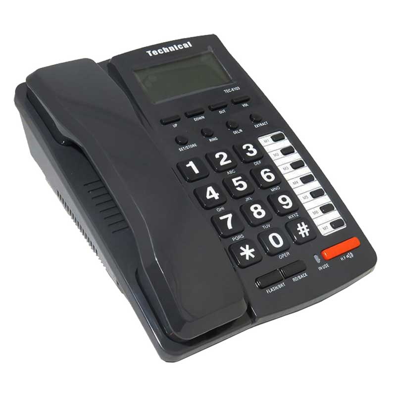 تلفن تکنیکال مدل TEC-6103| Technical TEC-6103 Ladnline Phone | دارای گارانتی 12 ماهه تکنیکال | موسسه مخابراتی آسمان هشتم | نمایندگی رسمی پاناسونیک | فروشگاه اینترنتی دیجی پانا | 05132239200