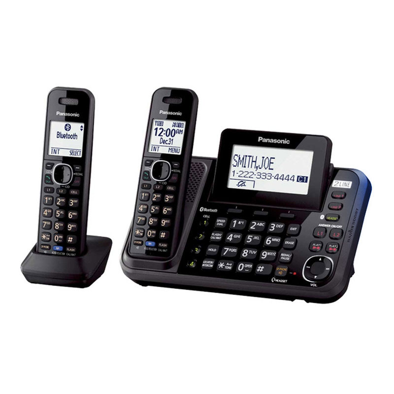 تلفن 2 خط 2بیسیم پاناسونیک مدل KX-TG9542 | Panasonic KX-TG9542 2-Line Cordless Phone | گارانتی 12 ماهه پویان | آسمان هشتم نماینده فروش محصولات مخابراتی و اداری پاناسونیک، گرنداستریم، یالینک، گیگاست 05132239200