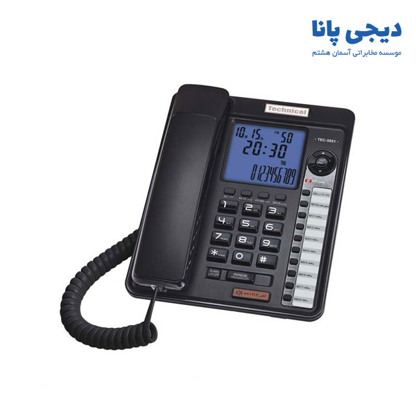 تلفن رومیزی تکنیکال مدل TEC-5851