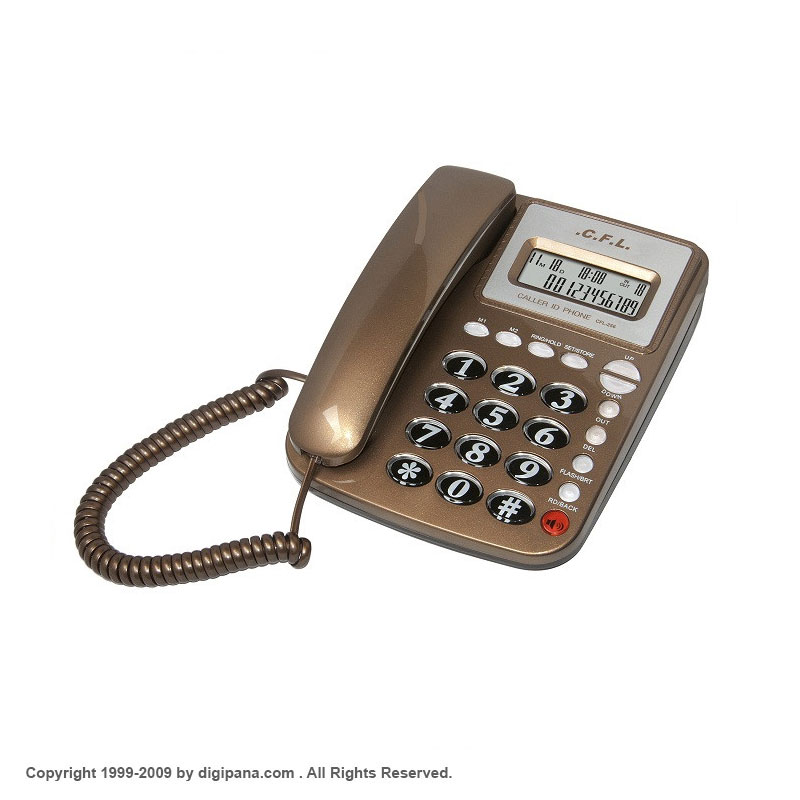 تلفن رومیزی سی اف ال مدل CFL-256 | گارانتی 12 ماهه سی اف ال
